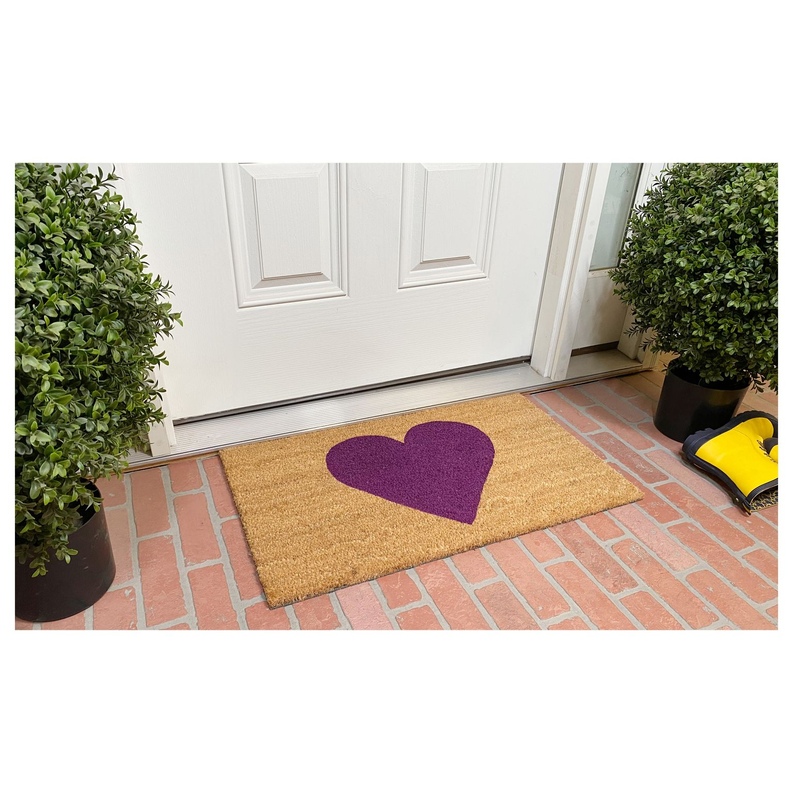 Calloway Mills  Purple Heart Doormat