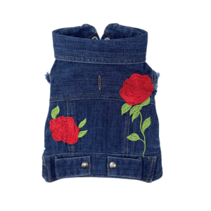 Rose Embroidered Vest