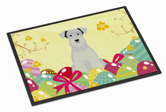 Easter Eggs Dog Art Indoor or Outdoor Mat