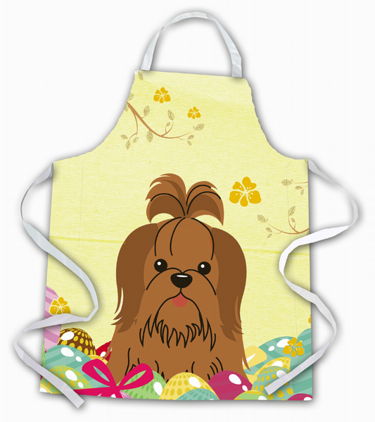 Easter Eggs Apron (Dog Breed Print)