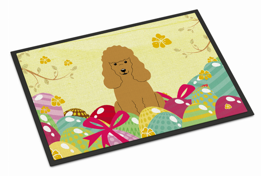 Easter Eggs Dog Art Indoor or Outdoor Mat