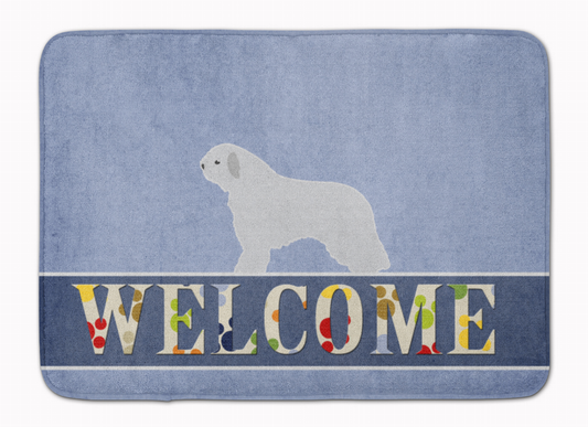 Dog Breed Print Machine Washable Memory Foam Welcome Mat