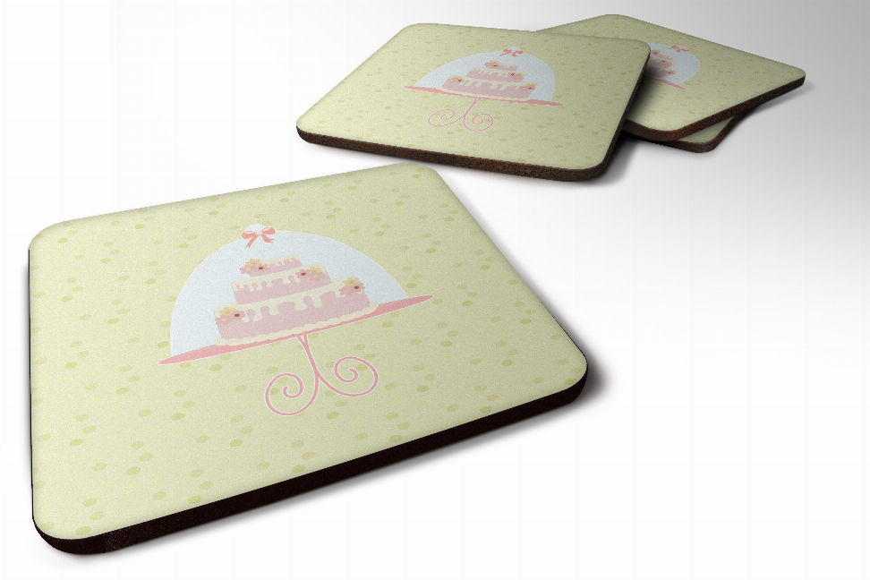 Decorated Cake Foam Coaster