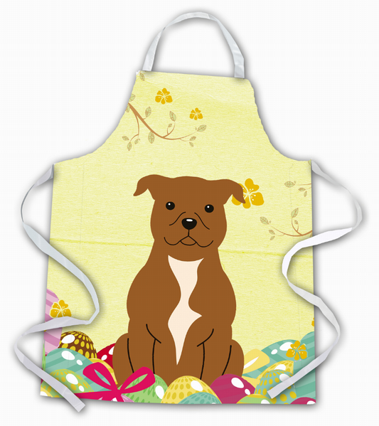 Easter Eggs Apron (Dog Breed Print)