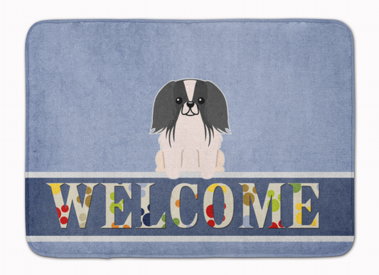 Dog Breed Print Machine Washable Memory Foam Welcome Mat