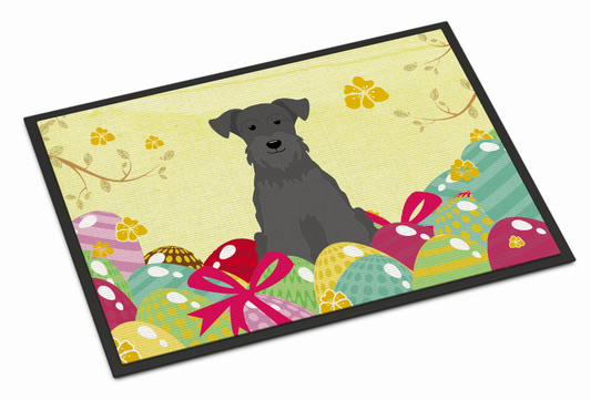 Easter Eggs Dog Art Indoor or Outdoor Mat