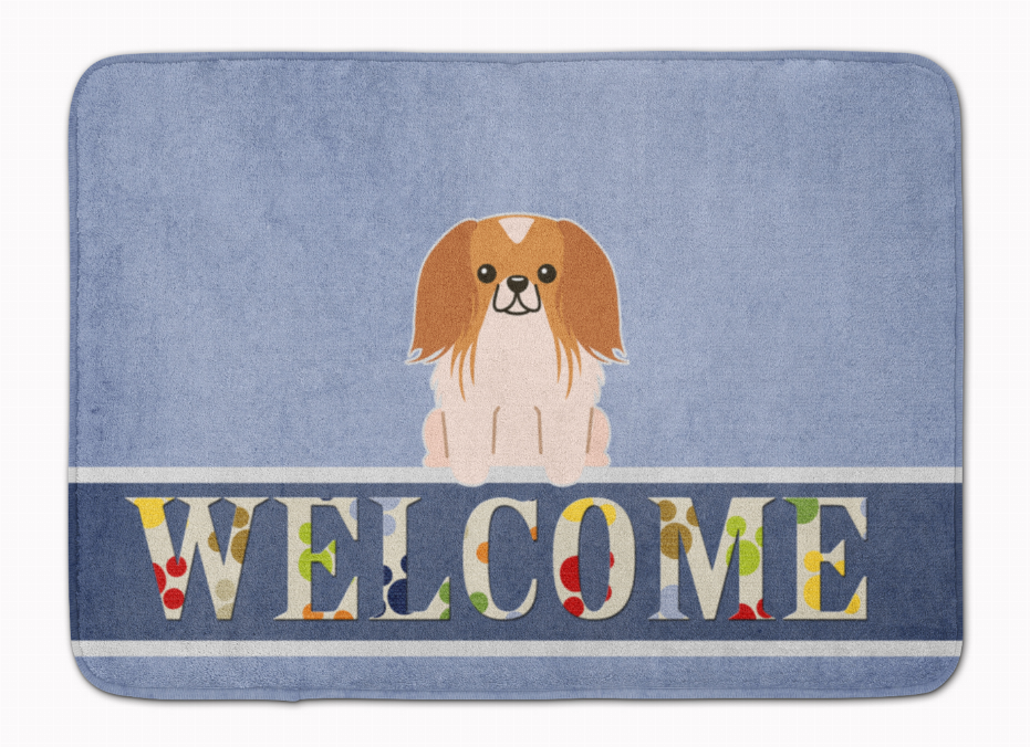 Dog Breed Print Machine Washable Memory Foam Welcome Mat