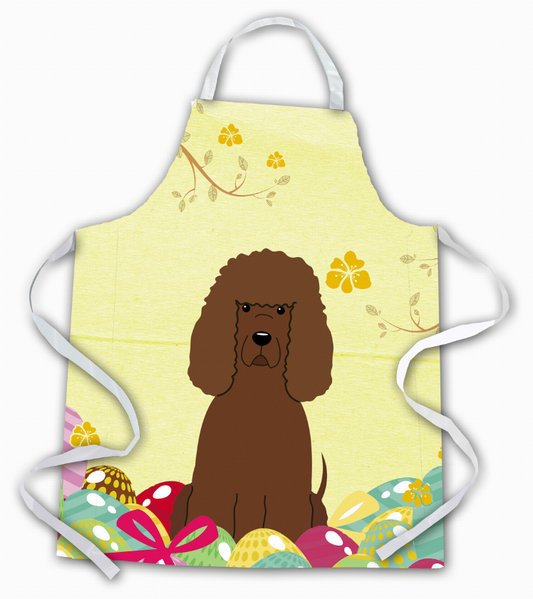 Easter Eggs Apron (Dog Breed Print)