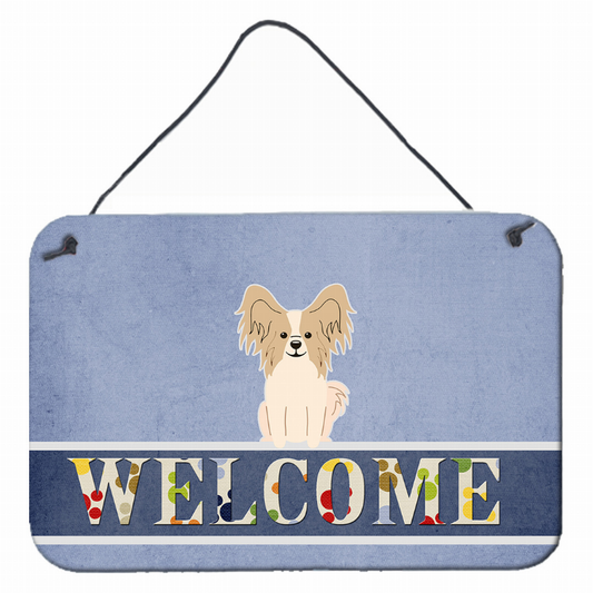 Welcome Sign with Dog Wall or Door Hanging Prints