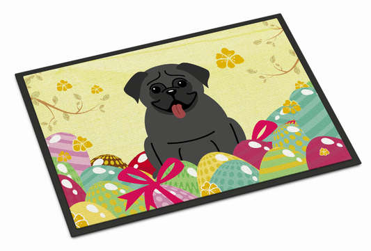 Easter Eggs Dog Art Indoor or Outdoor Mat