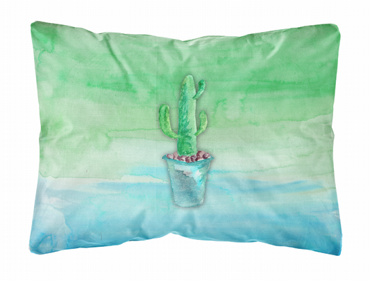 Watercolor Western Art Canvas Fabric Decorative Pillow