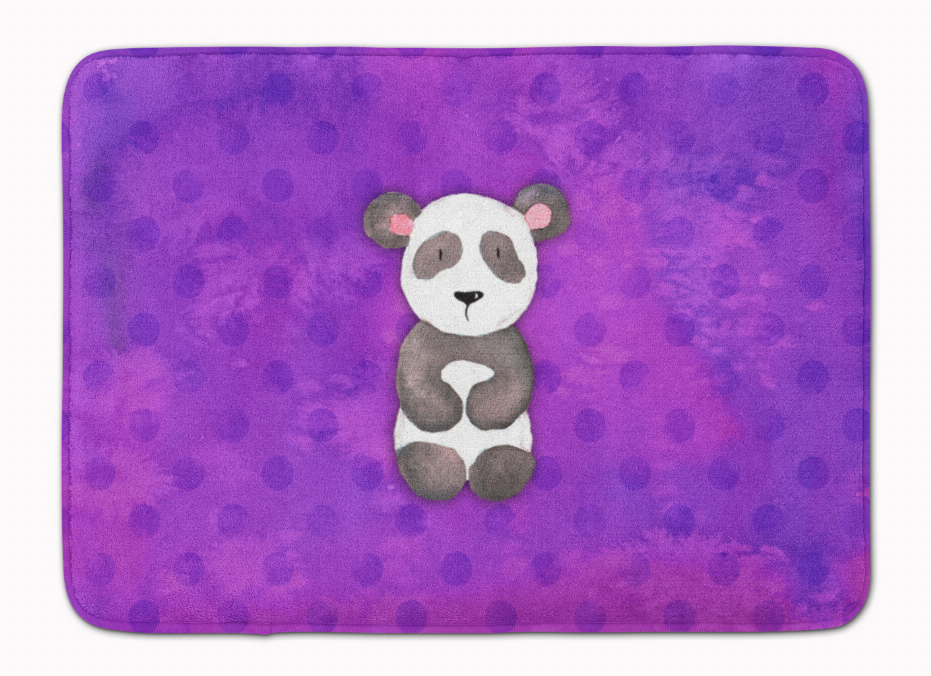 Polkadot Animal Watercolor Machine Washable Memory Foam Mat