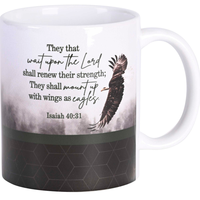 Mug Ceramic Eagle Isaiah 40:31