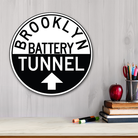 Courtside Market Brooklyn Battery Midtown Tunnel Circular Wood Decor