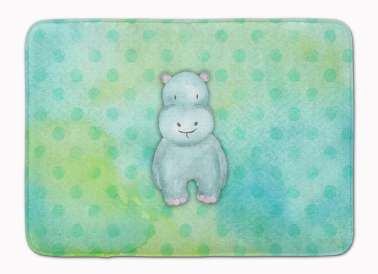 Polkadot Animal Watercolor Machine Washable Memory Foam Mat