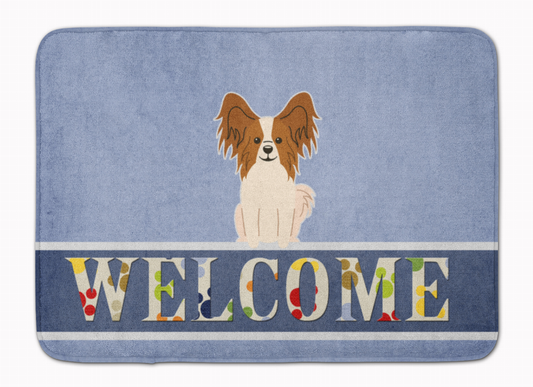 Dog Breed Print Machine Washable Memory Foam Welcome Mat