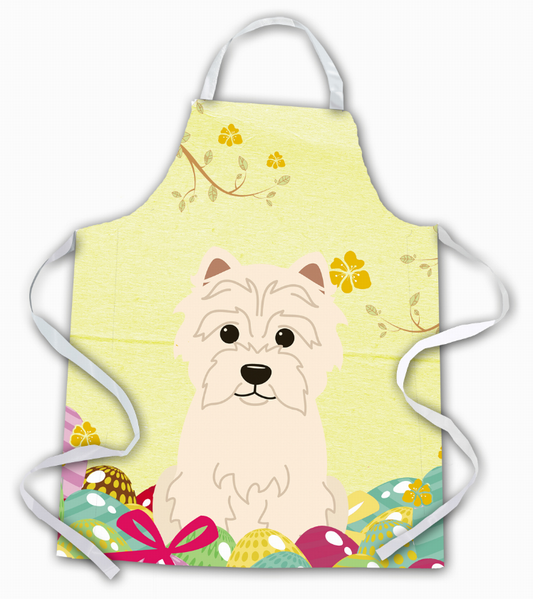 Easter Eggs Apron (Dog Breed Print)