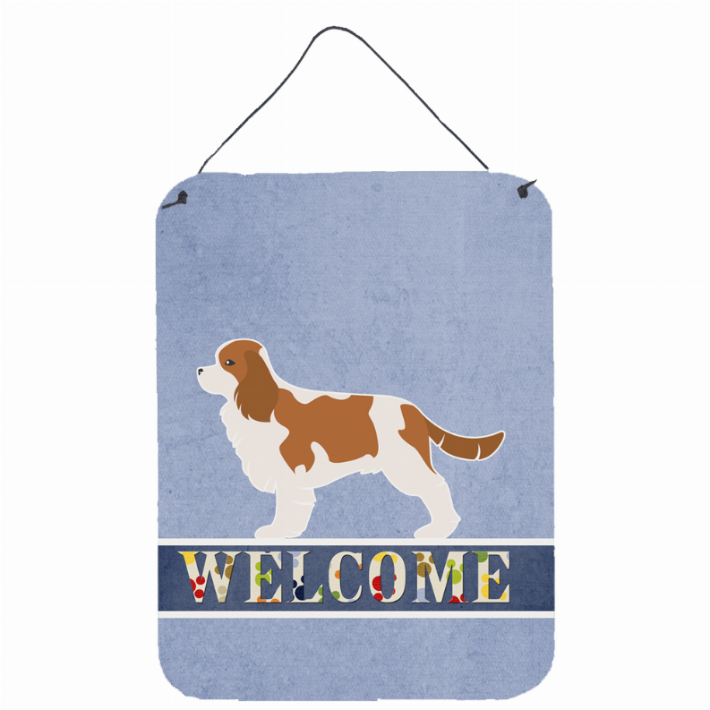 Welcome Sign with Dog Wall or Door Hanging Prints