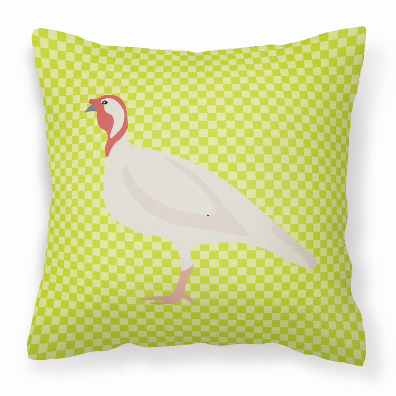 Animal Art Checkboard Design Fabric Decorative Pillow