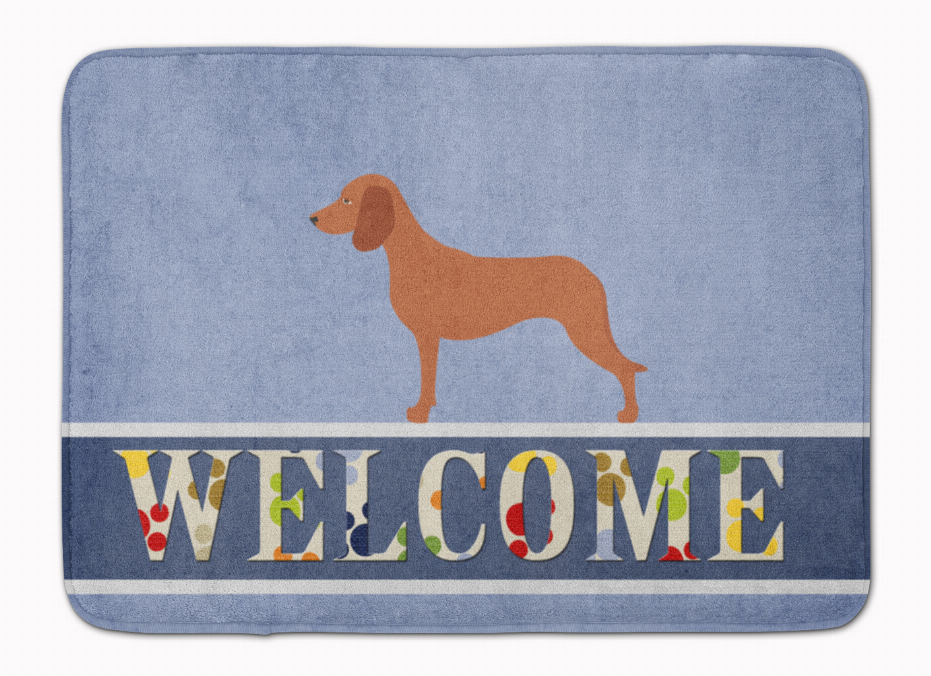 Dog Breed Themed Welcome Machine Washable Memory Foam Mat