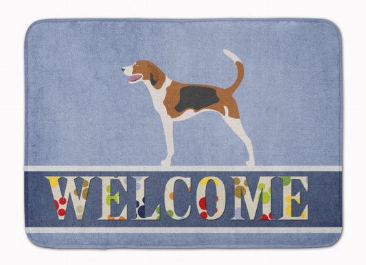 Dog Breed Themed Welcome Machine Washable Memory Foam Mat