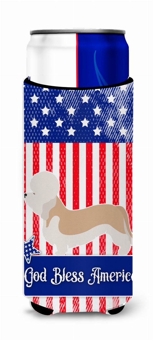 Dog with American Design Ultra Hugger for slim cans