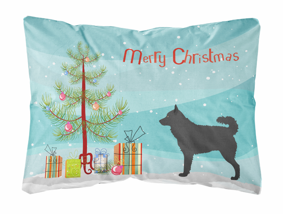 Christmas Tree Dog Art Canvas Fabric Decorative Pillow Style 2