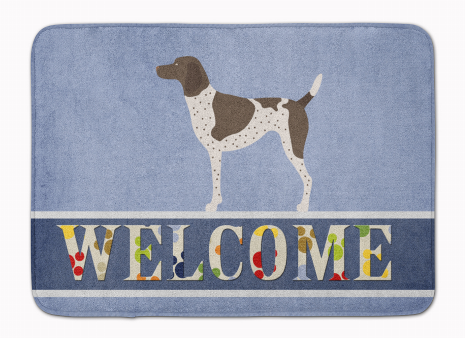 Dog Breed Themed Welcome Machine Washable Memory Foam Mat