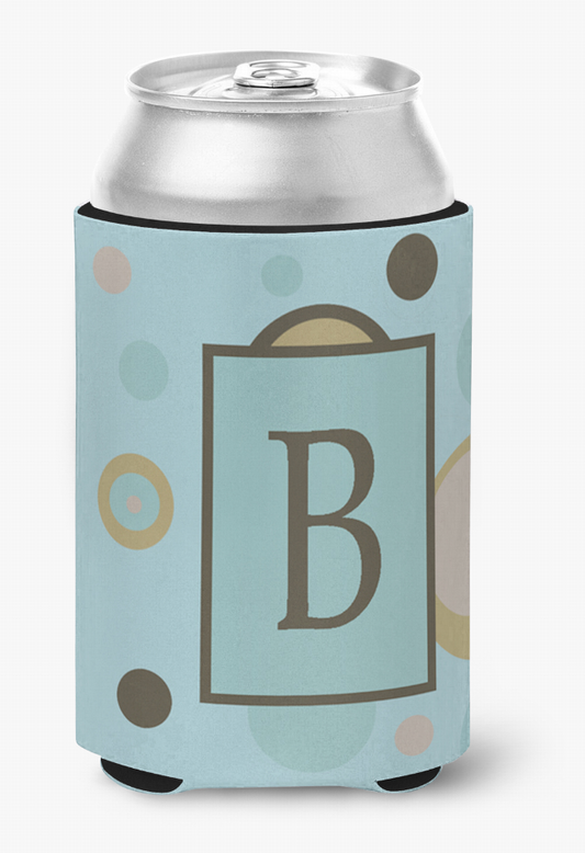 Monogram Letter Can or Bottle Hugger