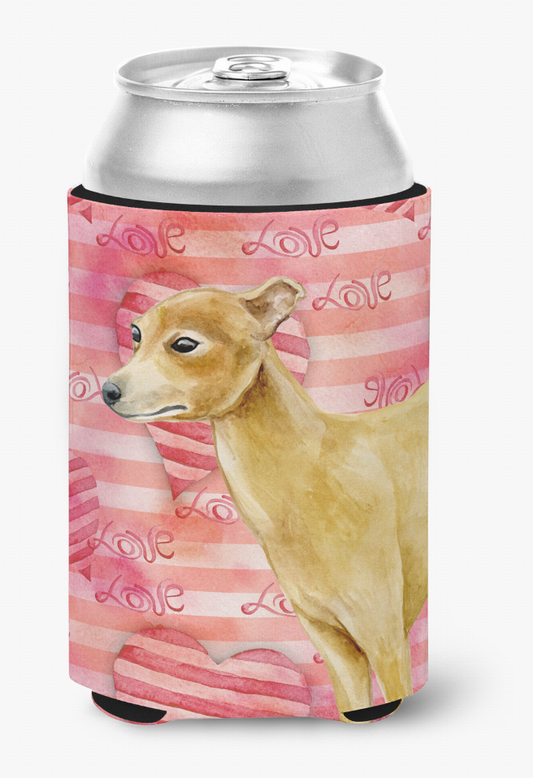 Love Design With Dog Can or Bottle Hugger