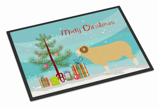 Sheep Art Christmas Indoor or Outdoor Mat