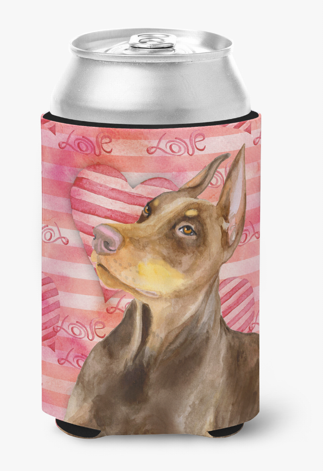 Love Design With Dog Can or Bottle Hugger