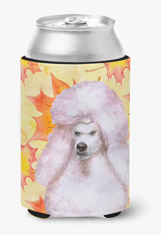 Dog With Fall Design Can or Bottle Hugger