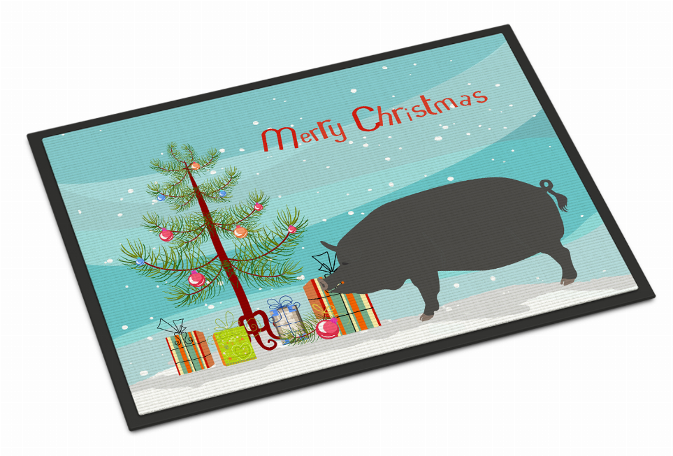 Pig Art Christmas Indoor or Outdoor Mat