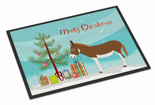 Donkeys & Mules Art Christmas Indoor or Outdoor Mat