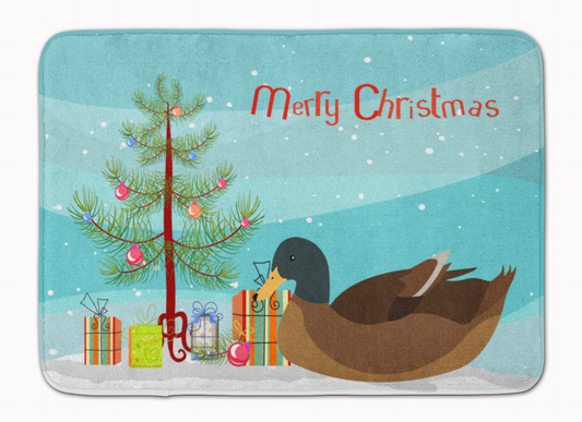 Duck Art Christmas Machine Washable Memory Foam Mat