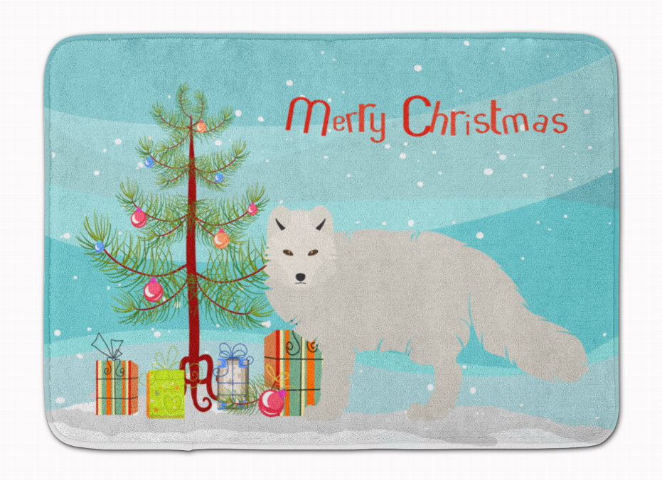 Animals Art Christmas Machine Washable Memory Foam Mat