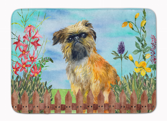 Spring Dog Art Machine Washable Memory Foam Mat