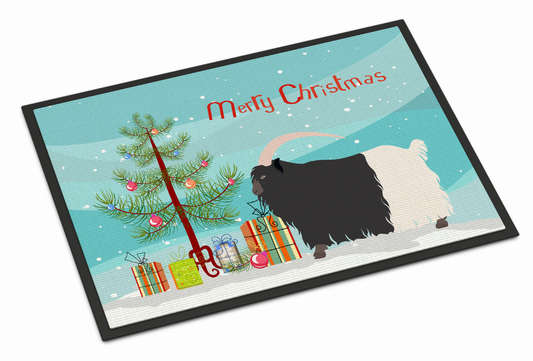 Goat Art Christmas Indoor or Outdoor Mat