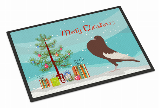 Pigeon Art Christmas Indoor or Outdoor Mat