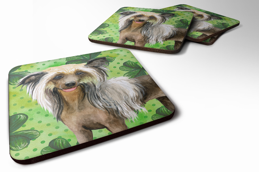 St Patrick's Design with Dog Foam Coaster Set of 4