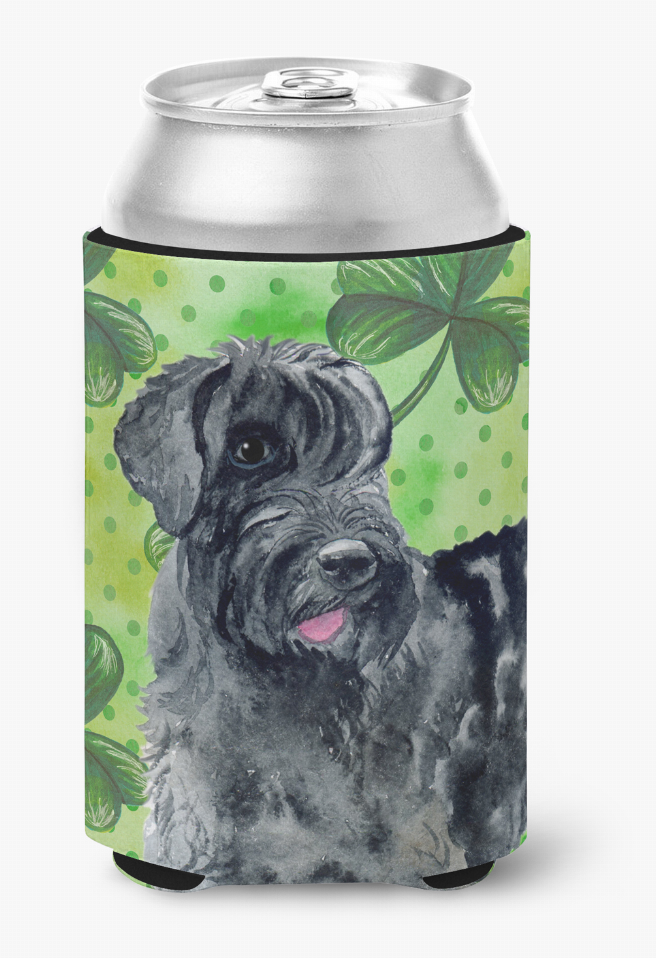 St Patrick's With Dog Can or Bottle Hugger