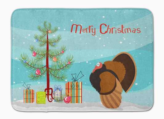 Bird Christmas Machine Washable Memory Foam Mat