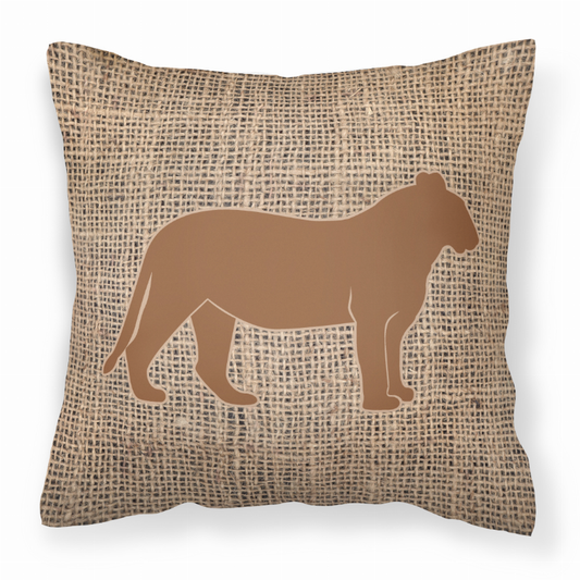 Animals Burlap Fabric Decorative Pillow