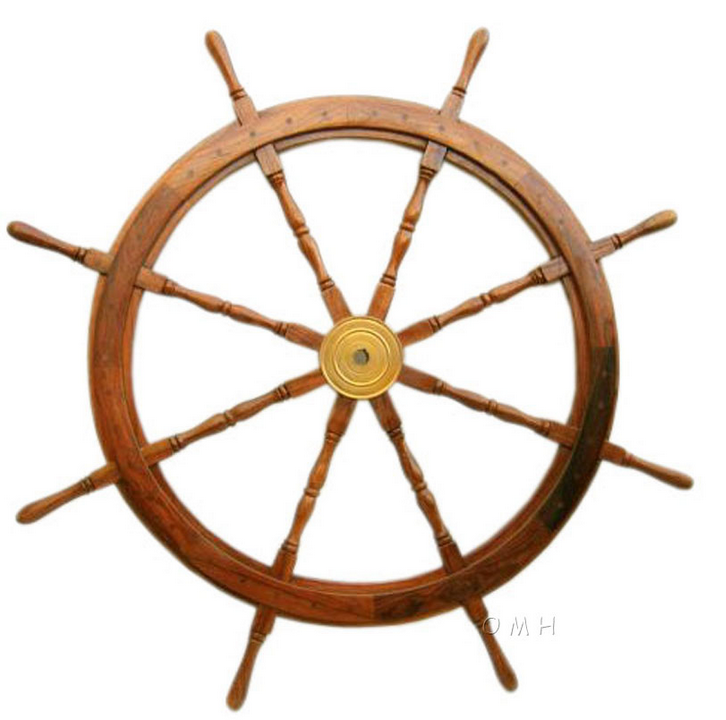 Rosewood Ship Wheel-24 inches