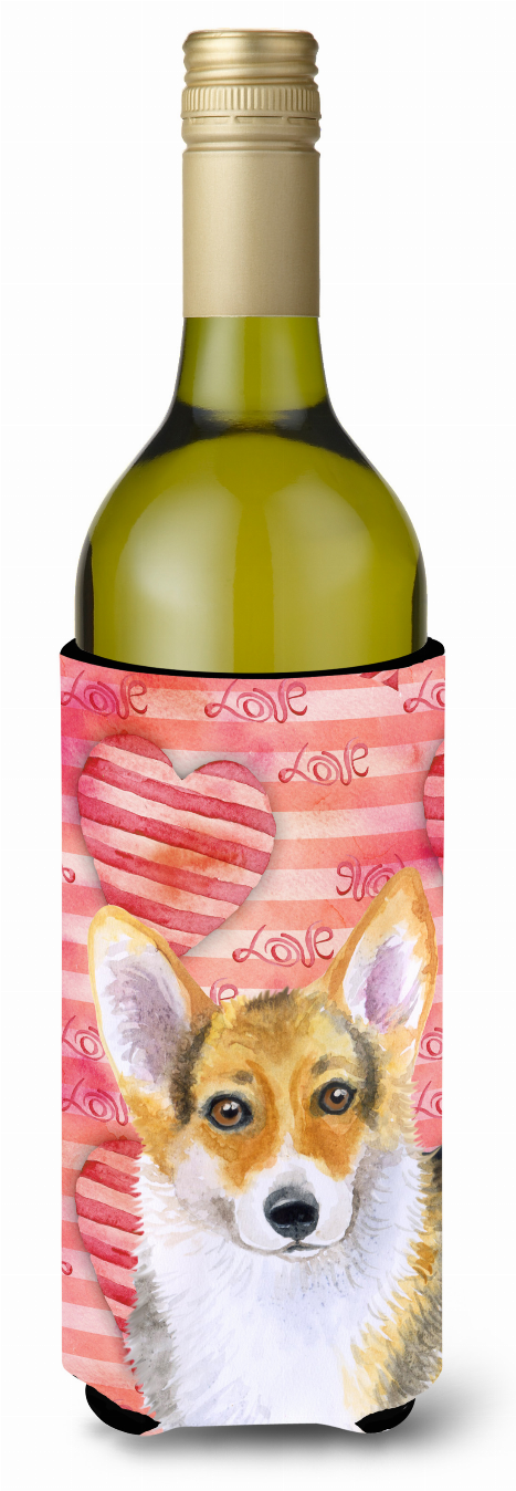 Dog with Love Design Wine Bottle Hugger