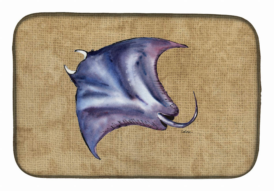 Sealife Themed Dish Drying Mat