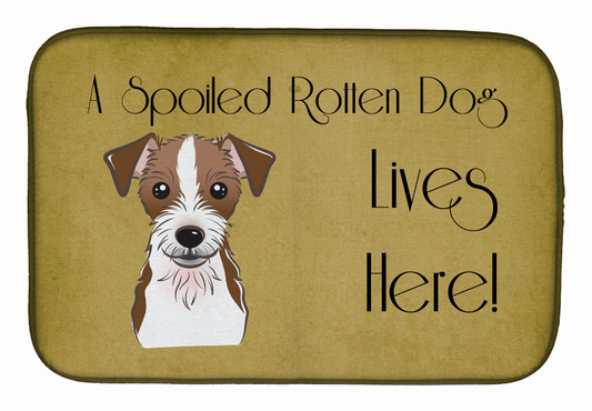 Spoiled Dog Lives Here Dish Drying Mat