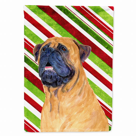 Candy Cane Holiday Christmas Dog Flag Garden Size