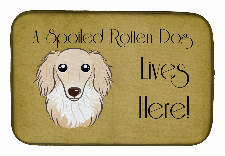 Spoiled Dog Lives Here Dish Drying Mat